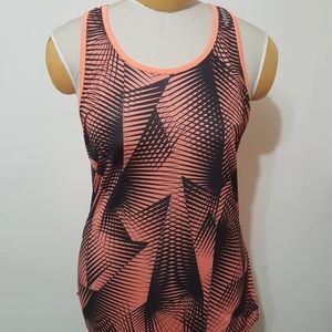 Reebok orange and blank tank top for workout